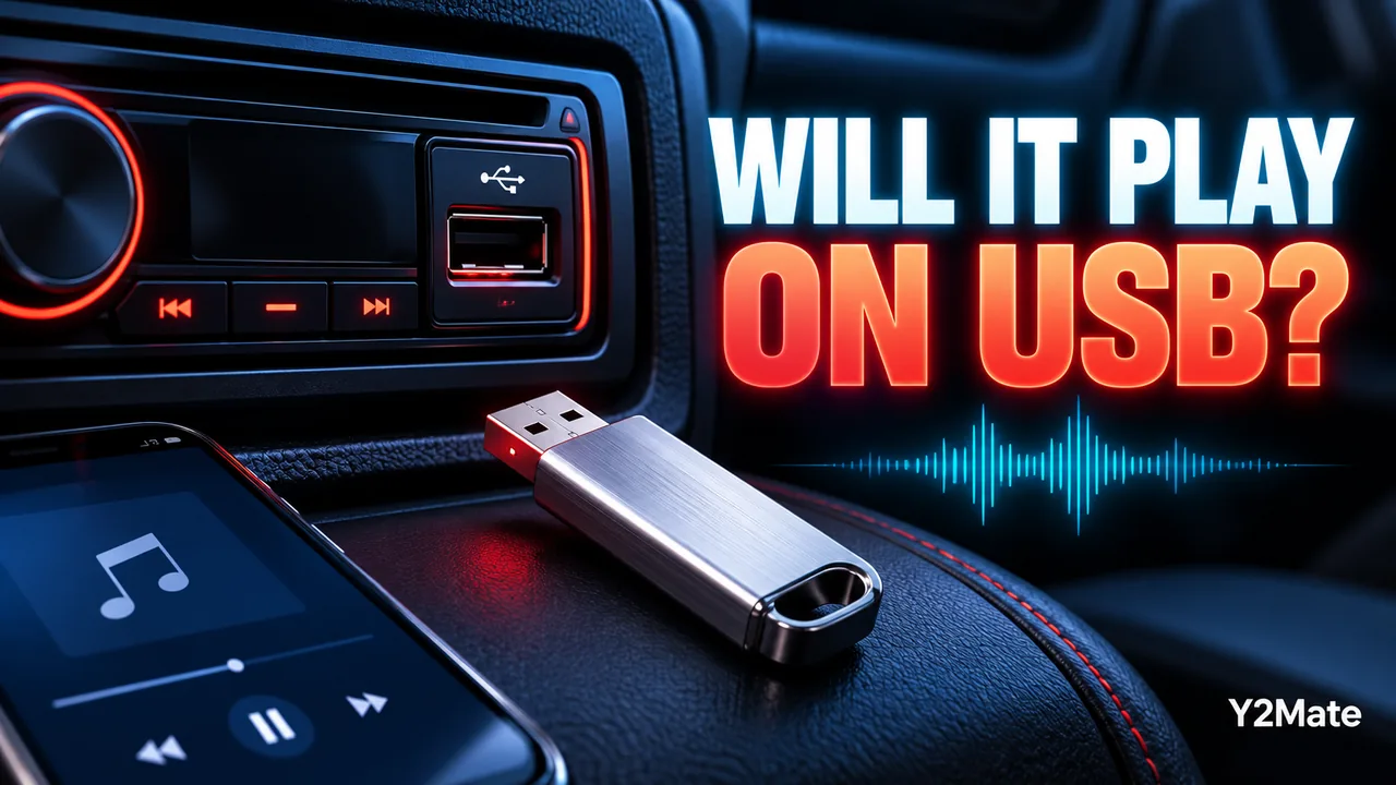 USB drive beside a media player illustrating device compatibility